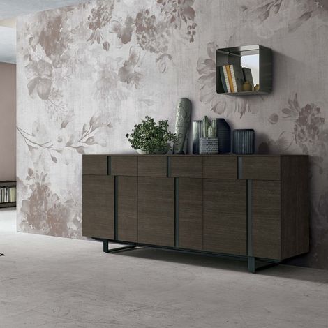 Madia 3 ante e 3 cassetti Athena linea Nais