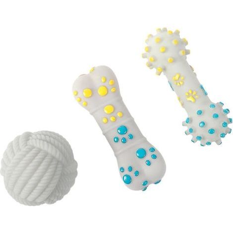 Jouet à mâcher pour chien, jouet de dentition résistant et durable, idéal pour les chiens à mâcher agressifs. (1/4)