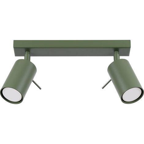Lampada da soffitto Ring verde oliva 30x17x6cm Sollux (1/5)