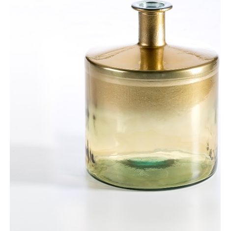 Vase 21x21x26 Cristal Or