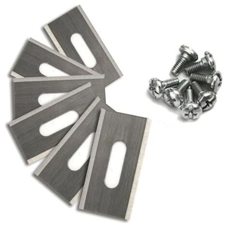 Lot de 30 lames de gazon pour Husqvarna avec double lame aiguise en acier inoxydable 36.518.50.65mm,,TRIMEC (1/5)