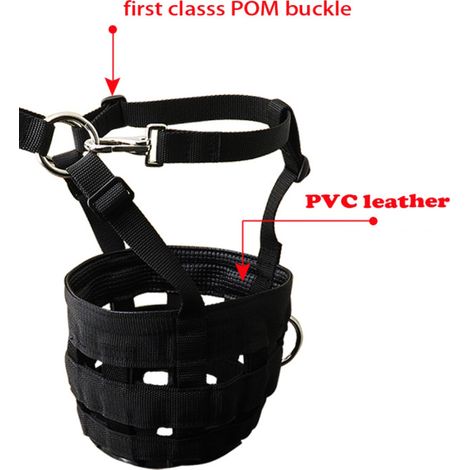 Muselière pour chevaux, doublée pour plus de confort, en nylon gaufré résistant. Équipement d'équitation avec fermeture Velcro. Licol. (1/4)