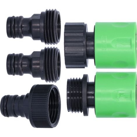 Raccord rapide pour tuyau d'arrosage NPT 3/4, filetage mâle/femelle, embout pour l'irrigation de jardin et de pelouse (1/5)