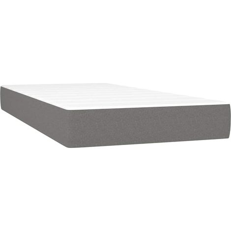 Maison Exclusive - Materasso a Molle per Bambini Rigidità Media Grigio Scuro 80x160 cm in Tessuto