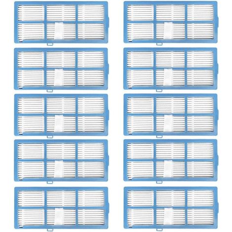 Lot de 10 filtres HEPA pour aspirateurs Goovi 1600PA D380 D382 et Coredy R3500 (1/5)