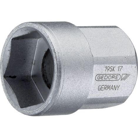 GEDORE Steckschlüsseleinsatz 1/2" kurz 17mm 19 SK 17 2225913