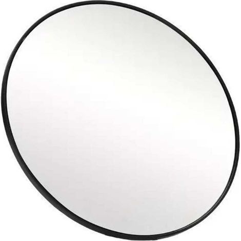 Miroir de Maquillage Grossissant 10x - Miroir Cosmétique Noir à Ventouse (1/5)