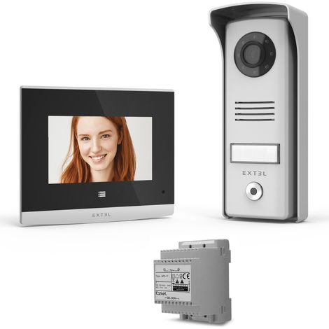 Visiophone filaire Extel Compact avec adaptateur modulaire