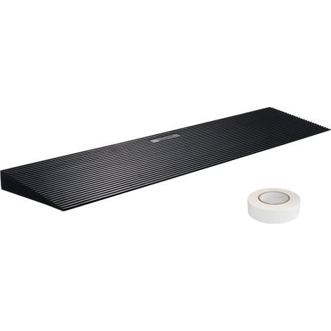 Rampe de Seuil Hauteur 4 cm Rampe Trottoir Découpable Caoutchouc (1/5)