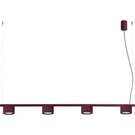 Sollux AURA Suspension Aura Bar, couleur bordeaux, 4x GX53 (1/2)