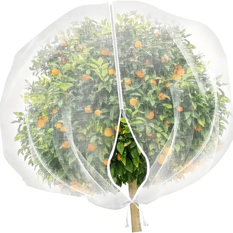 Rete protettiva per piante da giardino, 2x2,4 m, anti-insetti.