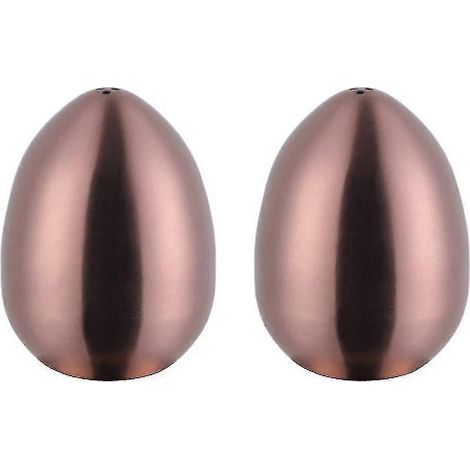 Gewürzdose aus Edelstahl für Eier, dreifacher Salz- und Pfefferstreuer – 26-teilig – Roségold (1/5)