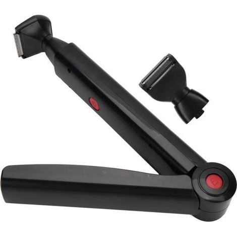 VINGVO Rasoir à cheveux de dos électrique Rasoir à Cheveux de Dos Électrique Tondeuse Outil d'Épilation du Corps Double
