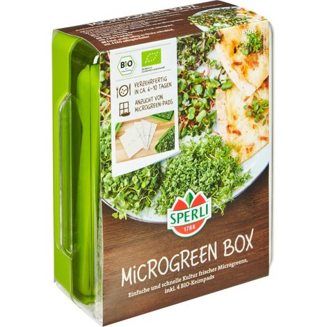Sperli Bio Microgreen Box Anzuchtset 4 Pads