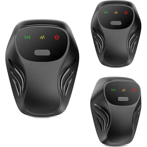 BugShield Lot de 2 fiches anti-acariens à ultrasons – Dispositif répulsif électronique contre les acariens, les puces, les punaises de lit, les moustiques – Non toxique et silencieux pour chambre à (1/5)