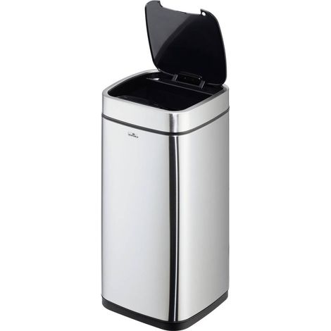 Durable 342223 - Cestini con Sensore No Touch, con Contenitore Interno, 21 Litri, Argento (1/5)