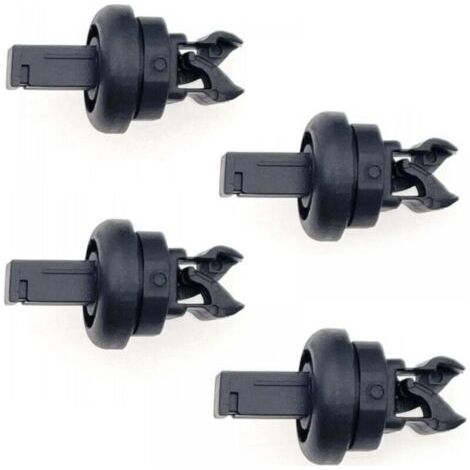 4x Clip pour étagère à colis coffre de voiture 79916JD00A, 7705099001 8200675047 clips de fixation Cintre à cordes pour étagère arrière voiture attaches de retenue de moulure plastique noir (1/5)