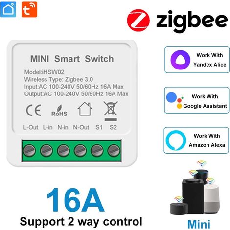 Tuya Mini Interruttore Smart Zigbee 16A (1/5)