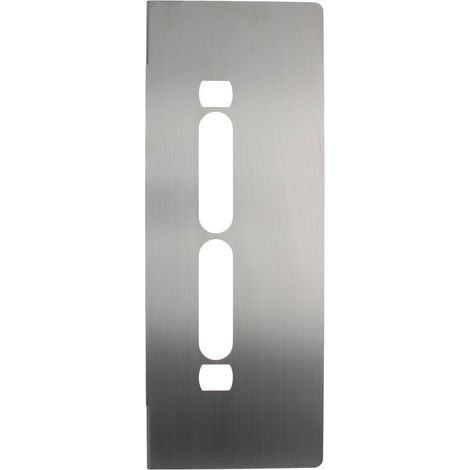 FEPS Lock universal Tür Schonblech D=55mm FE-RS007 Edelstahl gebürstet rechts/links verwendbar