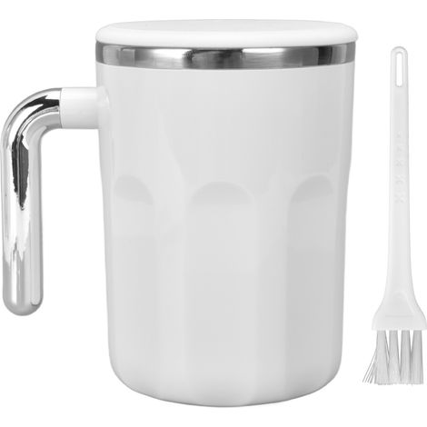 360 ml Edelstahl-Kaffeebecher mit Deckel und automatischem Rührwerk (1/4)