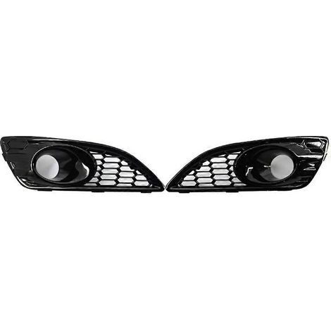 Wabenförmiger unterer Kühlergrill für Nebelscheinwerfer im vorderen Stoßfänger, Nebelscheinwerferabdeckung für Ford Fiesta Mk7 Facelift 2013-2017 (1/5)