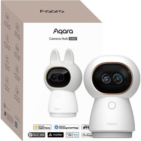 Caméra connectée intérieure 4K double objectif Zigbee Matter Camera Hub G350 – Aqara (1/5)