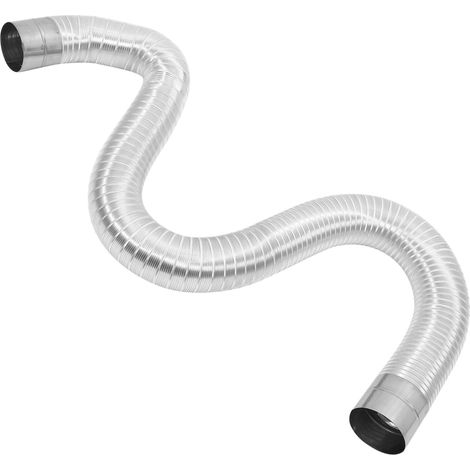 Tuyau de ventilation flexible en aluminium avec fonction télescopique, 3 mètres, pour bureaux et (1/5)