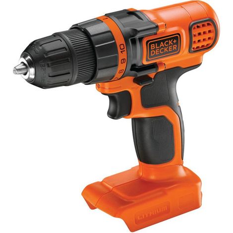 BLACK+DECKER - 18V Akku-Bohrschrauber, ohne Akku und Ladegerät BDCDD18N-XJ (1/2)