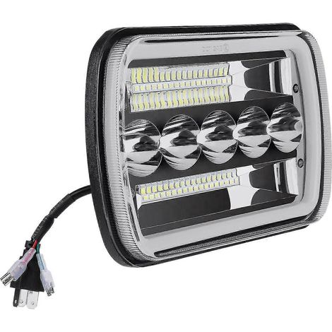 5x7 Zoll 7x6 Zoll LED-Scheinwerfer mit Fernlicht und Tagfahrlicht (DRL) für Jeep Wrangler XJ und YJ (1/5)