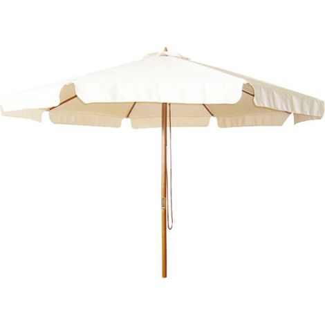 Parasol en bois avec auvent de 3 mètres - talla