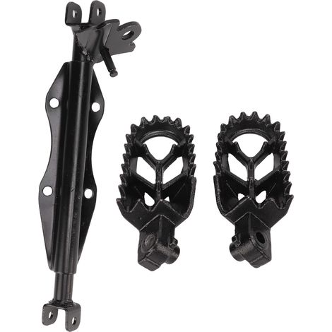 Repose-pieds moto avec kit de fixation pour CRF50, XR50, XRF70, CRF70 Pit Dirt, Trail et Motocross (1/5)
