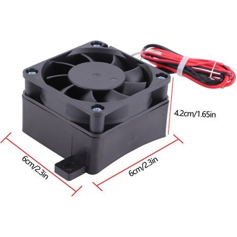 Chauffage PTC, 100W 12V Radiateurs à Air en Céramique pour Ventilateur de Voiture (1/4)