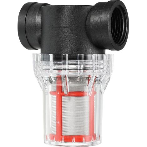 Filtre de crépine de pompe à eau de 1 pouce, crépine de pompe à eau avec tamis en acier inoxydable de 200 mailles pour l'irrigation du jardin (1/5)