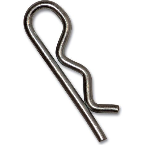 FPLUS pasadores avl forma r de 6 mm x 11,5 cm de largo zincado