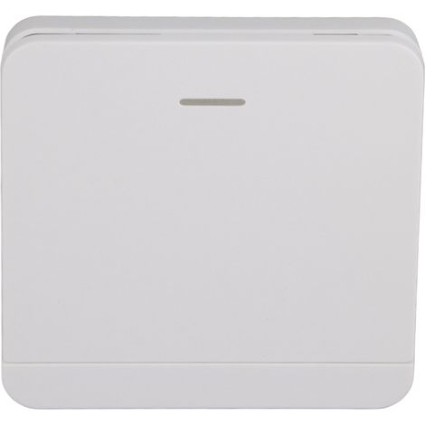 Interrupteur mural sans fil avec télécommande, résistant au feu, 12 V CC, pour camping-cars et bateaux (1 bloc). (1/5)