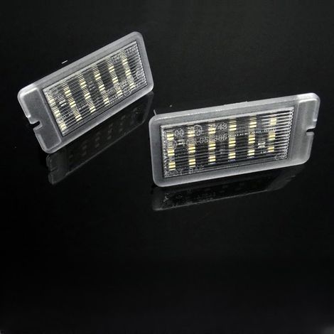 Lot de 2 éclairages LED intérieurs blancs pour coffre de voiture Arkana Captur Clio Espace Fluence Kadjar Koleos Laguna Megane Scenic Twingo Zoe Fortwo Forfour (1/5)