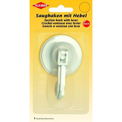 KLEIBER CROCHET VENTOUSE, PLASTIQUE, BLANC NOIR 52301