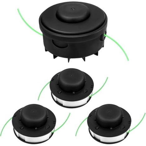 C2-2 Tête de rechange pour débroussailleuse & bobines pour Stihl FSA 56, tête de rechange pour débroussailleuse, 1 tête de rechange pour débroussailleuse, 3 lignes de bobine (1/5)