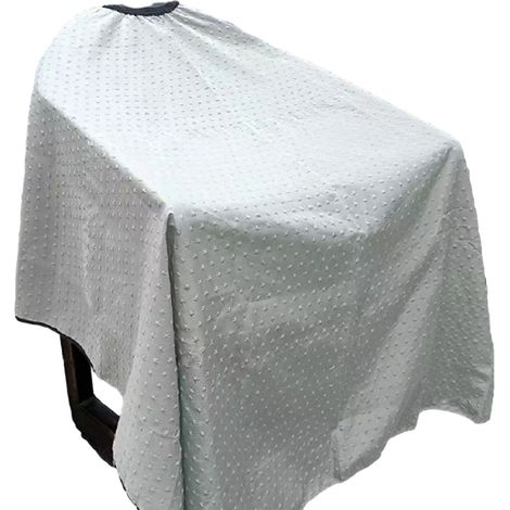 1 Cape de coiffeur, polyester imperméable, bouton-pression réglable, 160x142 cm, salon et domicile (1/5)