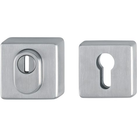 Coppia rosette di sicurezza E52ZNSB-ZA / 52S VA F69 quad.m.ZA S.15mm HOPPE (1/2)