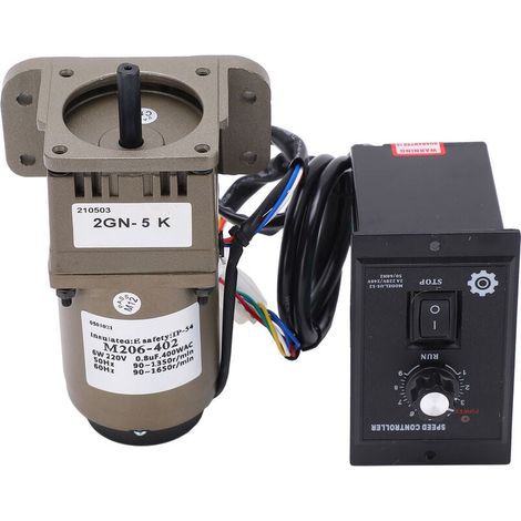 Adjustable deceleration speed of single-phase AC 220V 6W (5K) asynchronous geared motor