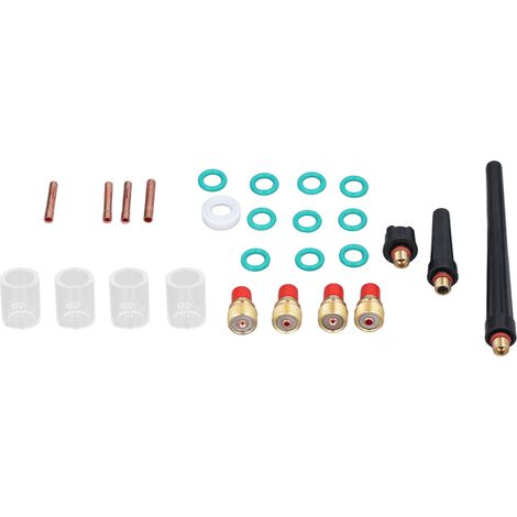26 Pièces Outils de Soudage TIG, Torche, Lentille à Gaz et Accessoires pour Modèles DB SR WP 9 20 25 (1/5)