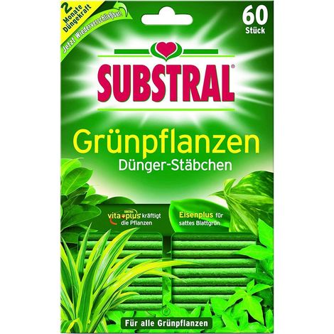 Substral Dünger-Stäbchen für Grünpflanzen - 60 Stück (1/3)