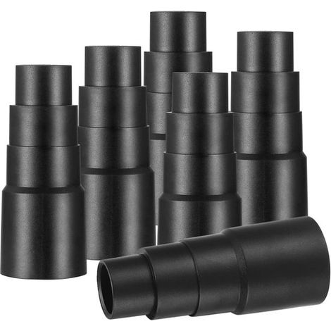 Ein Set aus 6 Staubsaugeradaptern, darunter Schlauchadapter (22-35 mm), Staubsaugeranschlüsse und Zubehör für Werkstattsauger. (1/4)