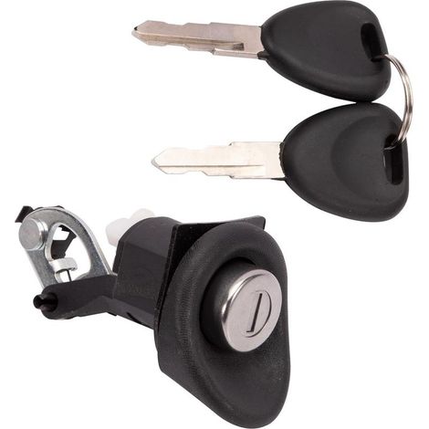Serrure de Coffre Voiture avec Bouton pour Twingo 1 Logan Sandero avec double de clé 7701367940 (1/5)