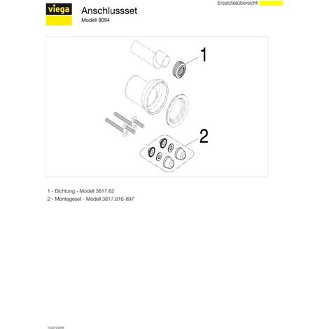 VIEGA 344382 Kit de raccordement 8094 (1/5)