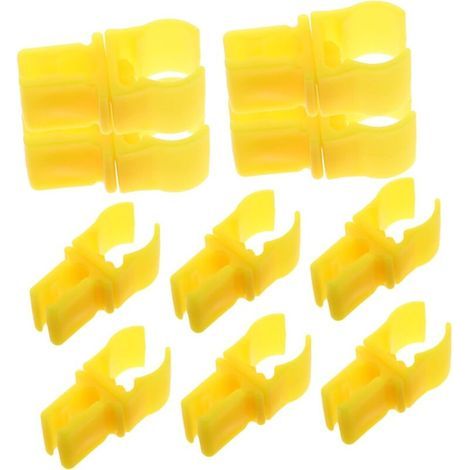 Milisten 10pièces Lot de Clips pour Poteaux Entraînement De -Ball Boucle Entraînement pour Sport Accessoire pour Poteau (1/5)