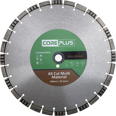 CorePlus Elite All Cut Multi-Material Diamond Blade 400 x 25mm CORDBAC40025