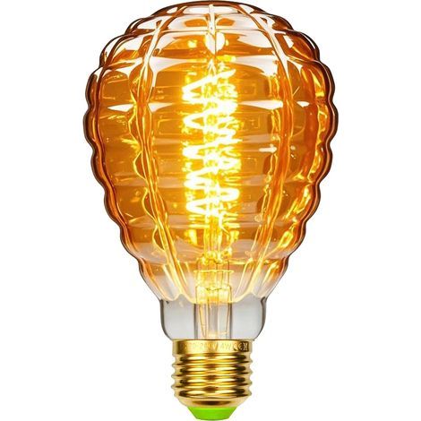 E27 4W Vintage Pineapple Shape Dimmable LED Bulb 2000K for Interior Decoration (1/5)