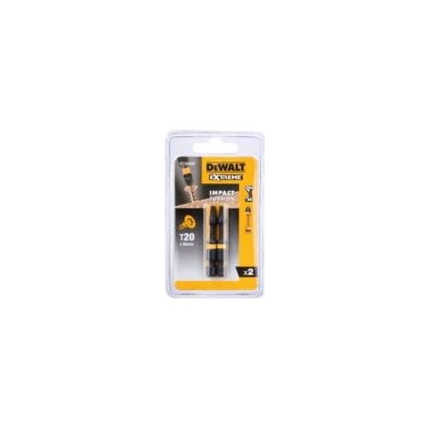 DeWalt puntas T20, Extreme Impact Torsion dt70533t, 2 unidades, 50 mm)